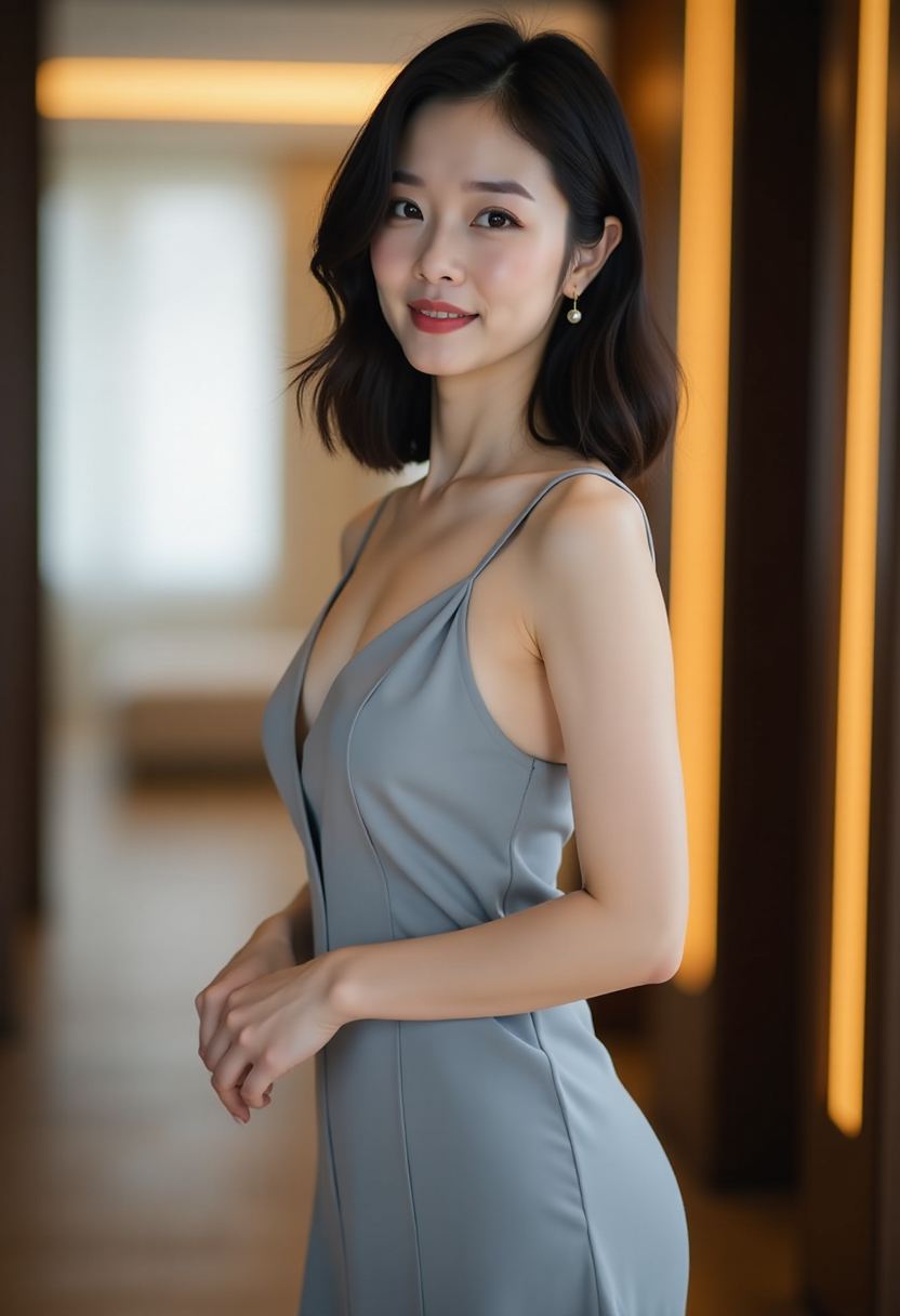 雪国少女与自行车海报